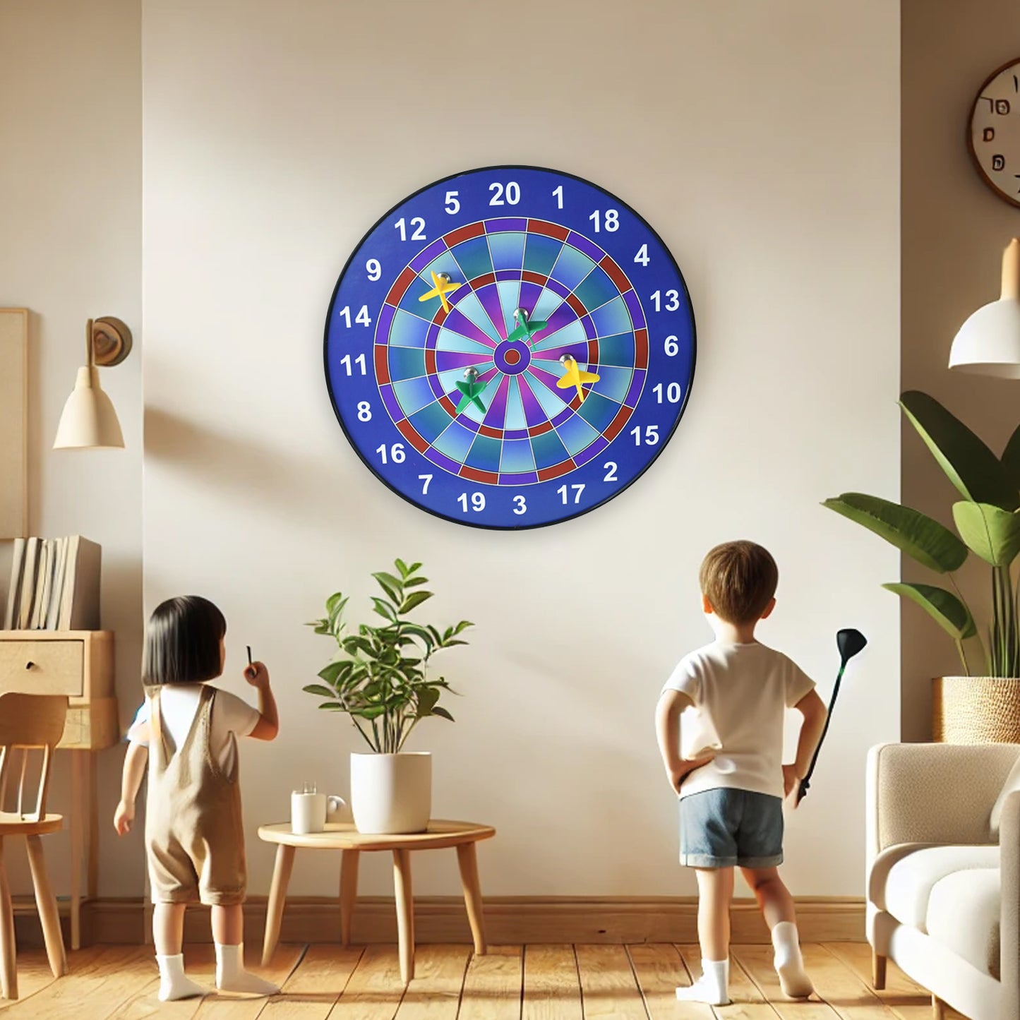 Magnetic Dartboard Game Set For Kids Adults