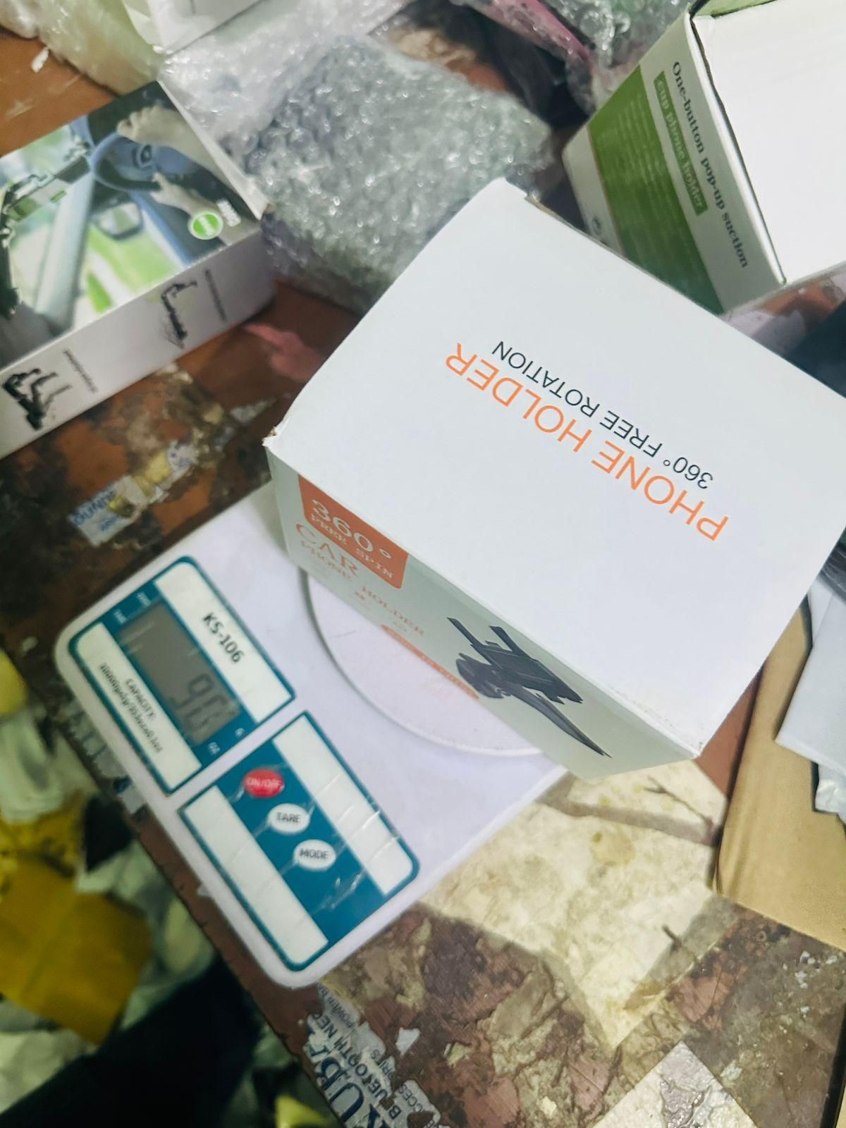 360° Car Phone Holder with Screw Clamp Mount