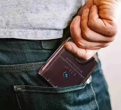 BMW Logo Faux Leather Wallet for Men & Women