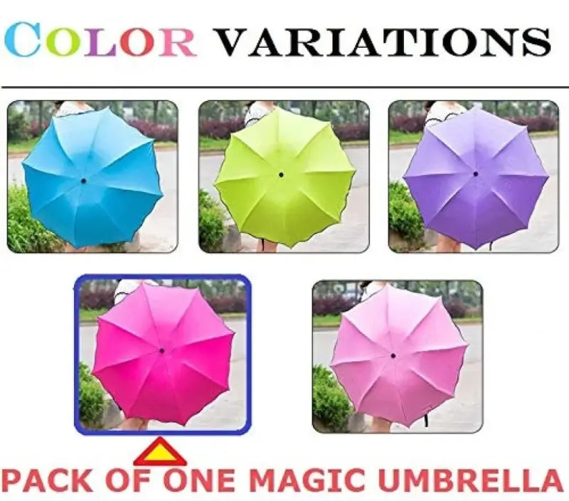 Magic Blossom Print Folding Umbrella – Water Reactive Design