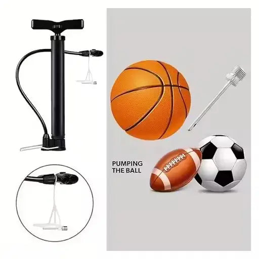 High Pressure Steel Air Pump – Bicycle & Car Inflator