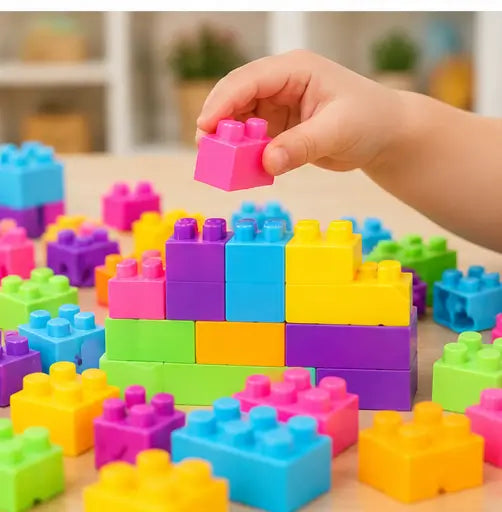 125-Piece Colorful Building Blocks Set for Kids – Creative Educational Construction Toy
