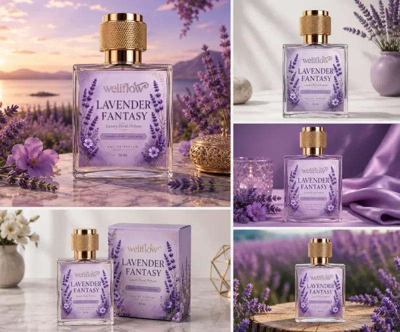 WeliFlow Lavender Fantasy Eau De Parfum – 50ml Premium Floral Long Lasting Perfume for Women