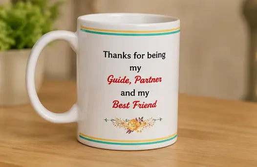 Rakhi Gift Combo with Coffee Mug – Premium Raksha Bandhan Gift Set for Brother, Bhaiya Bhabhi & Sister (4 Pieces)
