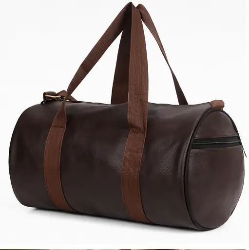Elite Alluring Handbag – PU Gym Duffle Bag with 2 Compartments & Zip Closure