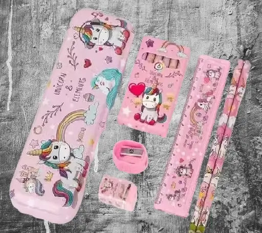 Stationery Kit for Girls – Pink Pencil Set