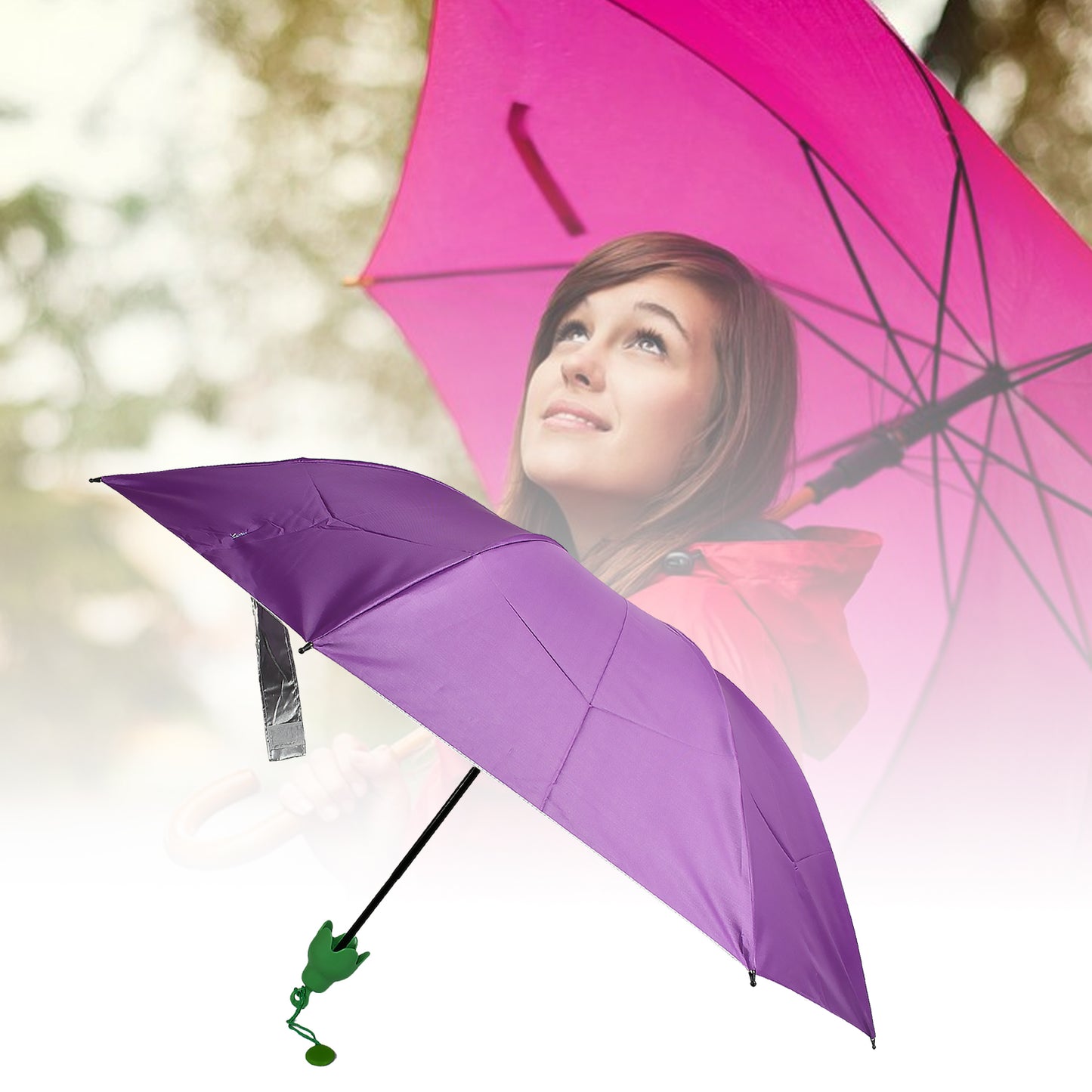 Brinjal Shaped Unique Case Design beautiful Umbrella