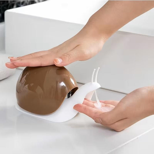 Cute & Mess-Free Snail Soap Dispenser – Makes Handwashing Fun! 🐌