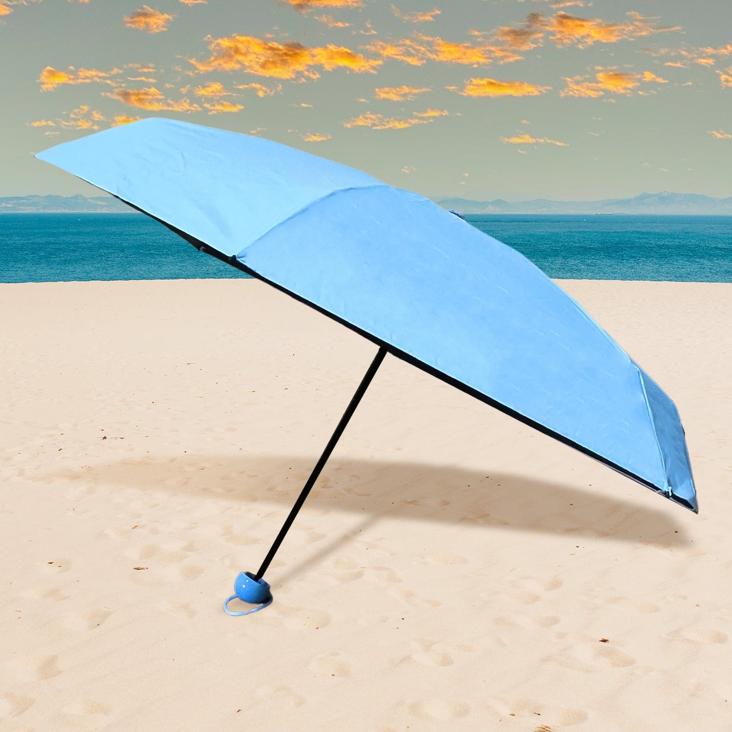 Beautiful 5-Fold Umbrella With Capsule Case