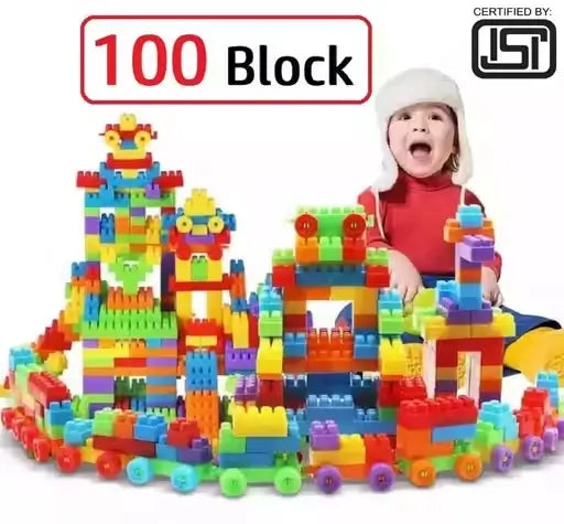 Building Blocks Set – 100 pcs Educational Toy for Kids