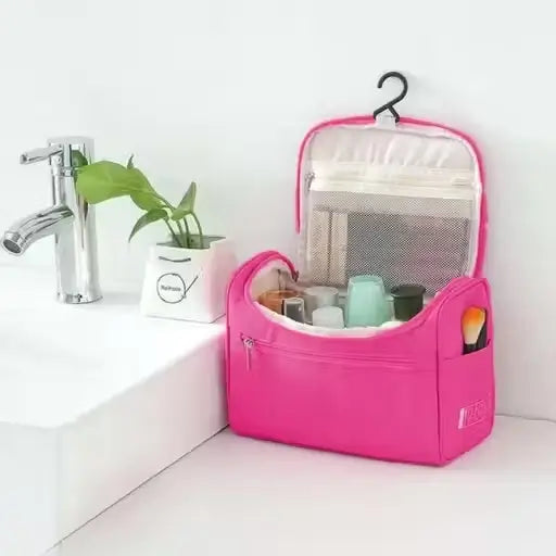 Vivah Pink Travel Cosmetic Container – Compact Storage Set