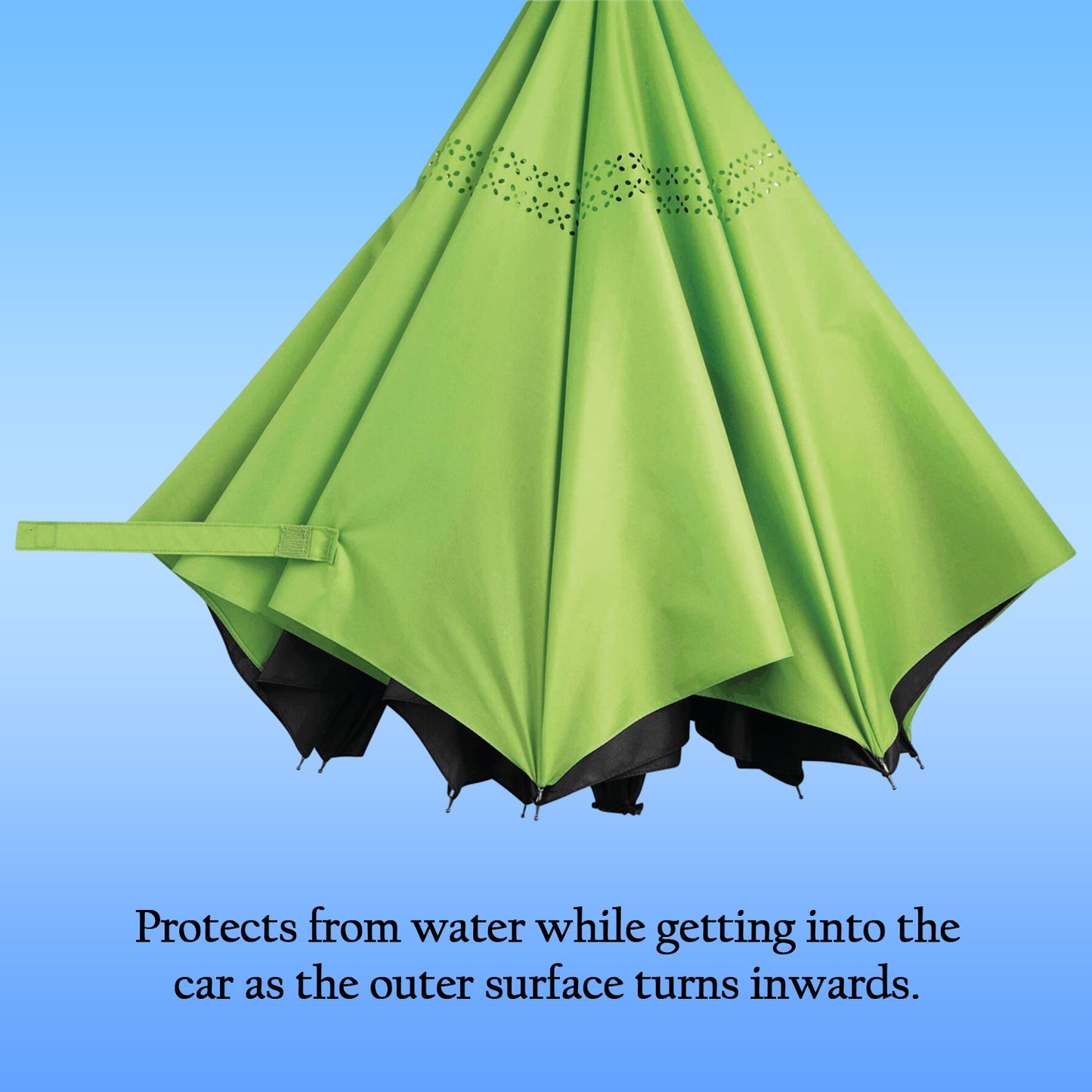 C - Shaped Sun & Rain Protection Umbrella - good for Car