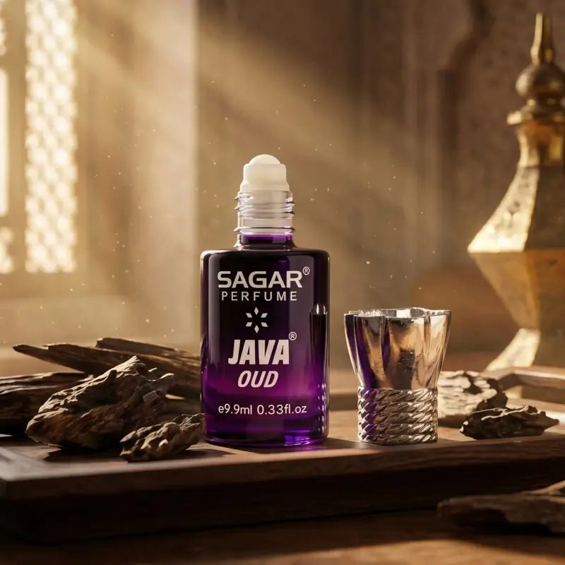 Java Oud Roll-On Perfume – Long Lasting Alcohol-Free Attar for Men & Women 9.9 ML