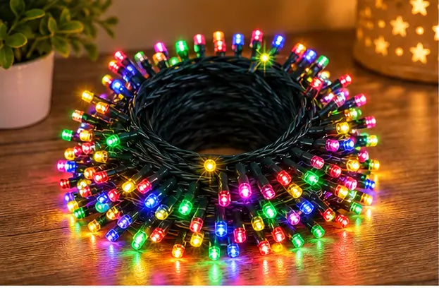 13 Meter Multicolor Diwali LED String Lights – Decorative Festival Lights