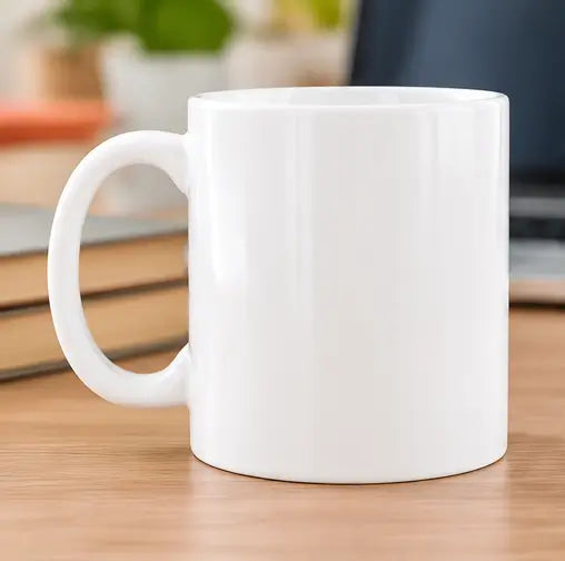 Work Hard Dream Big Never Give Up Motivational Ceramic Coffee Mug – 350ml, Pack of 1