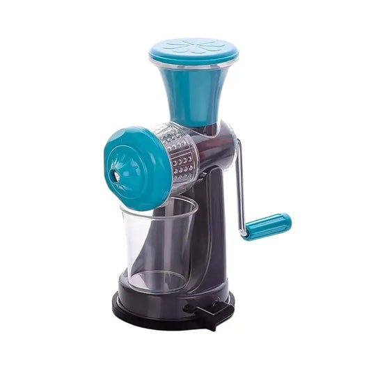 Manual Mini Fruit & Vegetable Juicer Portable, Non-Electric, Easy-to-Use Juicer with Strong Suction Base