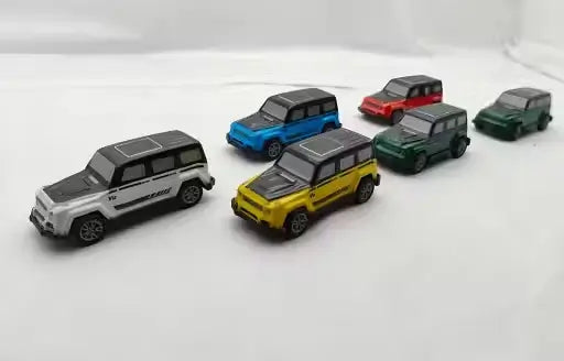 Unbreakable Mini Metal Alloy Pull‑Back Race Cars – 6‑Pack