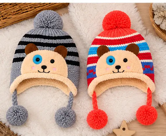 Lightweight Woolen Winter Hat for Unisex – Pack of 2