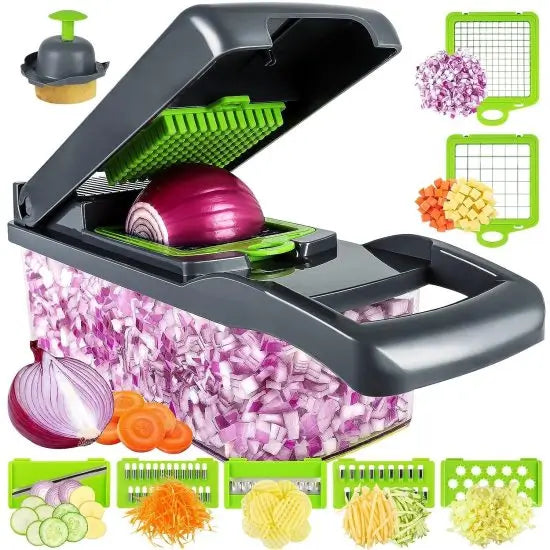 14 In 1 Chopper Nicer Veggie Slicer Dicer Kitchenware