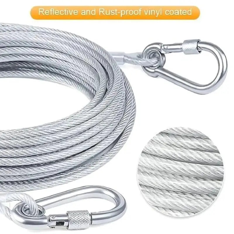Heavy Duty Clothes Drying Wire Rope 5 Meter Outdoor