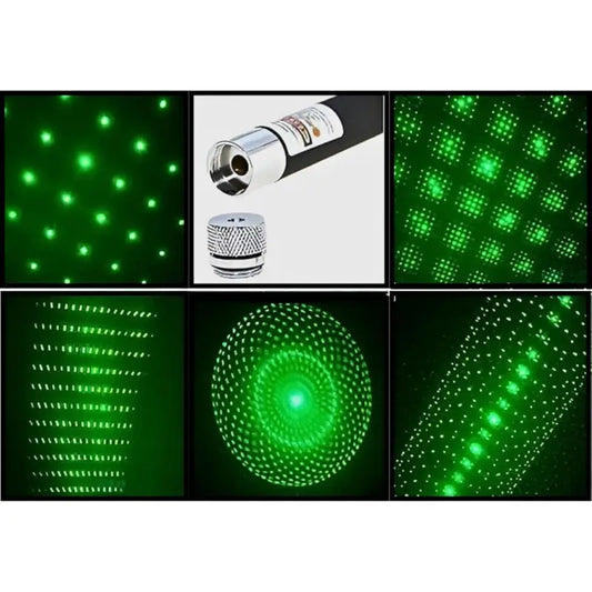 Powerful Green Laser Pointer Pen Long Range Adjustable Laser Light for Presentation Camping and Stargazing