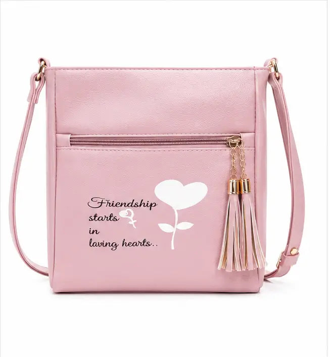 Women's Printed PU Leather Sling Bag | Stylish Crossbody Shoulder Bag for Daily Use