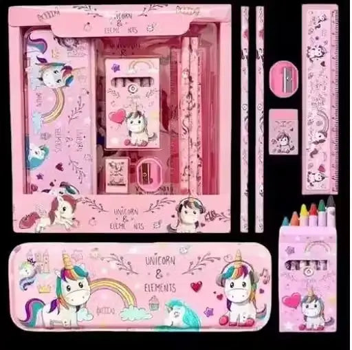 Stationery Kit for Girls – Pink Pencil Set