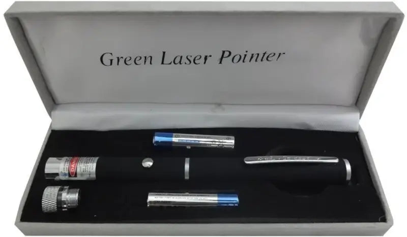 Powerful Green Laser Pointer Pen Long Range Adjustable Laser Light for Presentation Camping and Stargazing