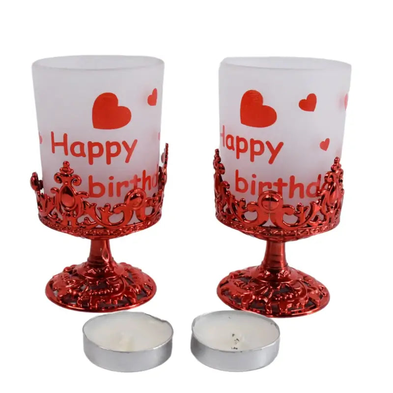 Stylish Tealight Holder Set – Decorative Candle Diya Stand for Home, Diwali & Festival Décor (2 Pc / Mix Design).