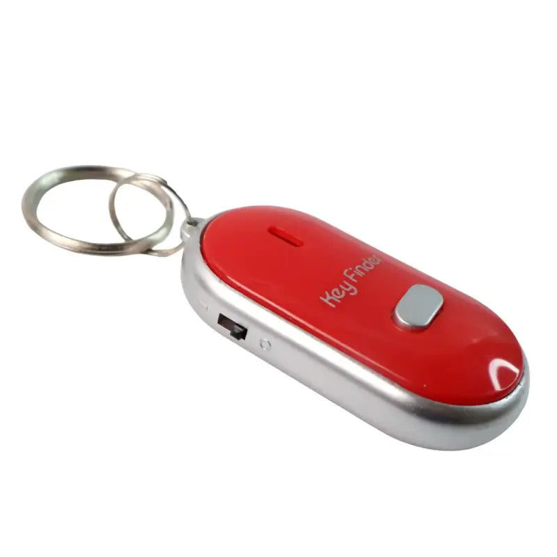 Anti-Lost Key Finder Whistle Keychain | Sound Activated LED Key Locator Alarm (1 Pc)