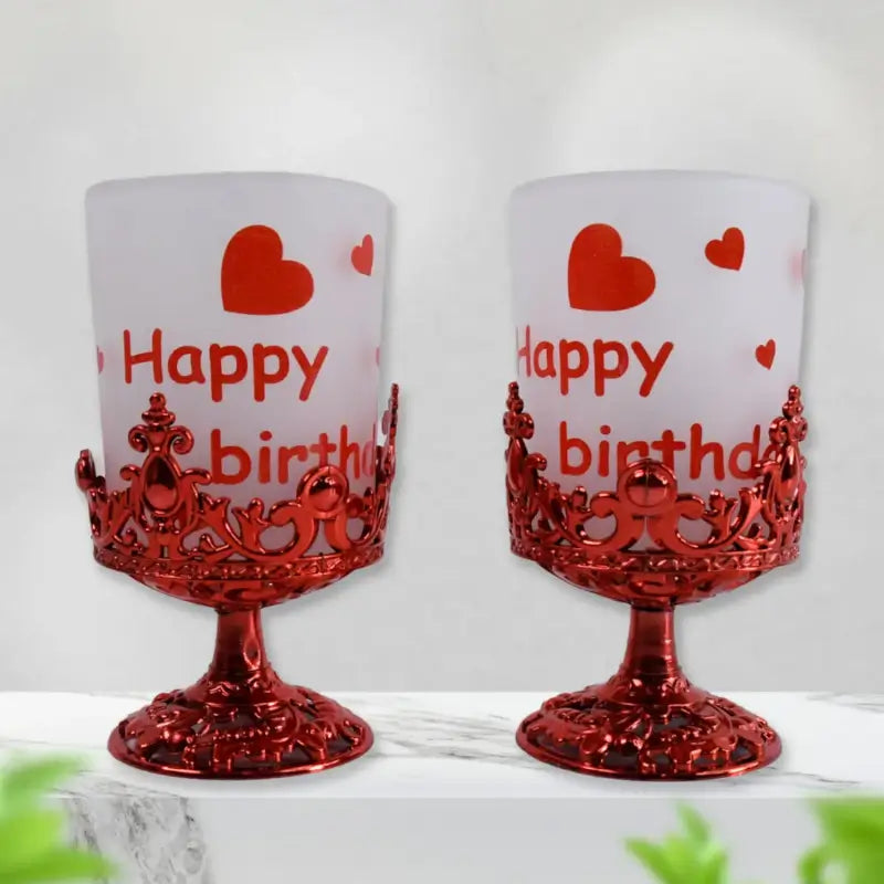 Stylish Tealight Holder Set – Decorative Candle Diya Stand for Home, Diwali & Festival Décor (2 Pc / Mix Design).