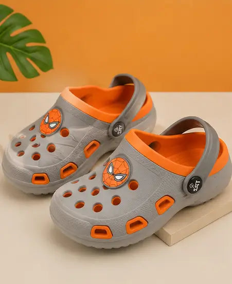 Kids  Clogs Sandals Spiderman Design Lightweight Slip-On Comfortable Daily Wear Footwear
