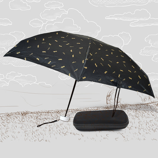 Travel Friendly UV Sun & Rain Umbrella with Zip Case