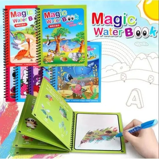 Magic Water Coloring Book (Pack of 3) – Kids Educational Toy