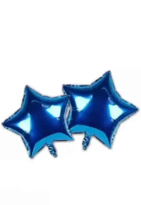 Realistic Store Blue & Silver Happy Birthday Decoration Kit Combo Set