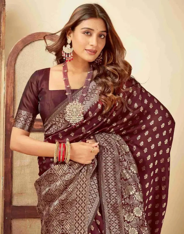 Jacquard Saree  Timeless Grace Collection