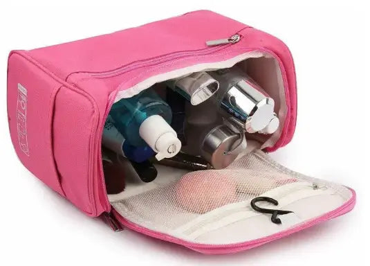 Vivah Pink Travel Cosmetic Container – Compact Storage Set