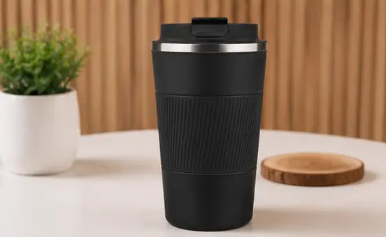 510ml Vacuum Insulated Travel Coffee Mug – Double Wall Stainless Steel Tumbler with Leak-Resistant Lid