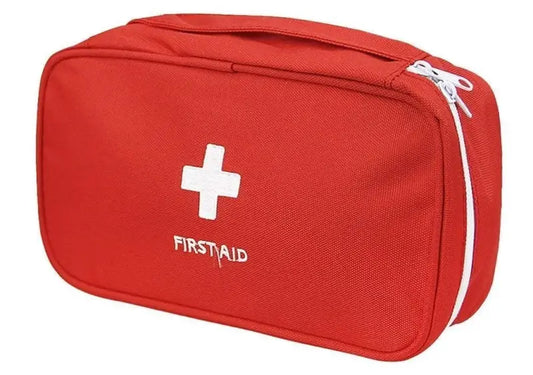 Portable Empty First Aid Kit Organizer Bag – Medical Storage Pouch for Home, Travel, Car & Office Emergency Use