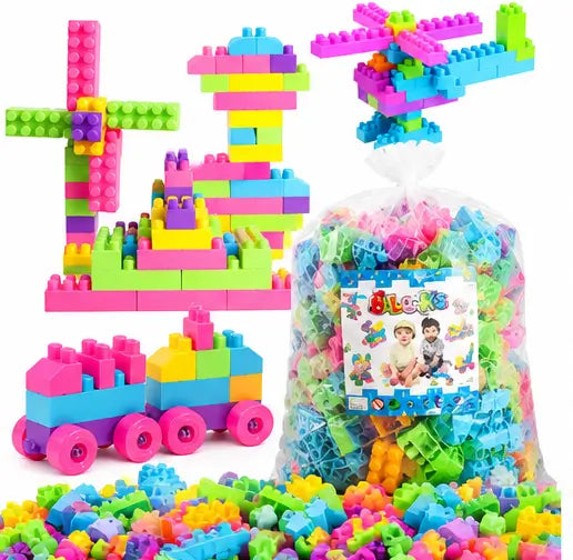 125-Piece Colorful Building Blocks Set for Kids – Creative Educational Construction Toy
