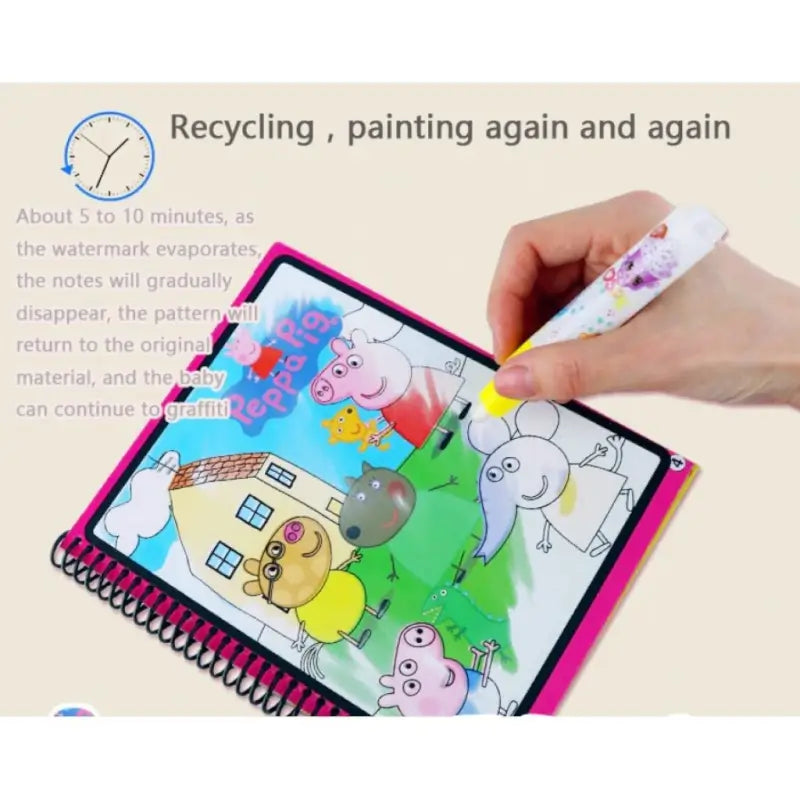 Magic Water Coloring Book (Pack of 3) – Kids Educational Toy