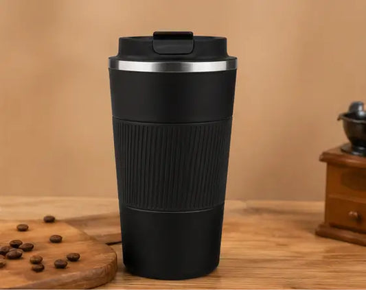 510ml Vacuum Insulated Travel Coffee Mug – Double Wall Stainless Steel Tumbler with Leak-Resistant Lid