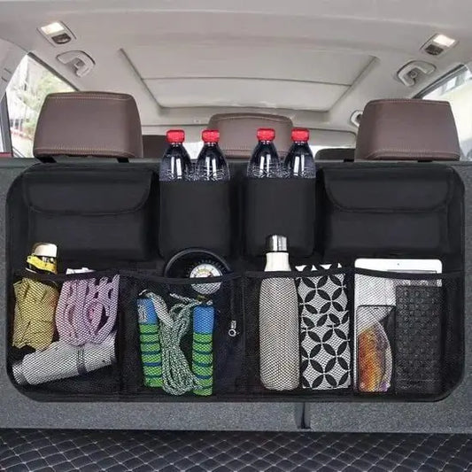 Car Backseat Organizer – Multi-Pocket Seat Storage Bag for Bottles, Accessories, Toys & Travel Essentials