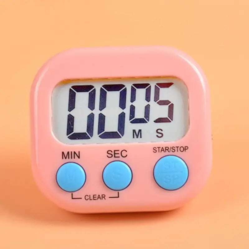 Digital Kitchen Timer Clear Big Digits 0-99 Min for Cooking Office Clock