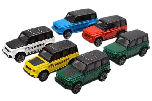 Unbreakable Mini Metal Alloy Pull‑Back Race Cars – 6‑Pack