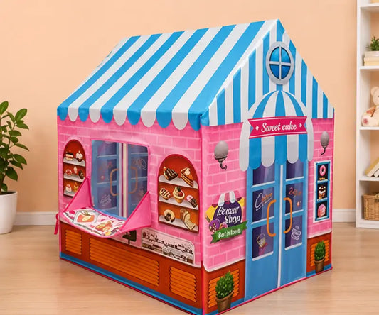 Jumbo Kids Play Tent House – Waterproof Indoor & Outdoor Candy House Play Tent for Boys & Girls (Multicolor)