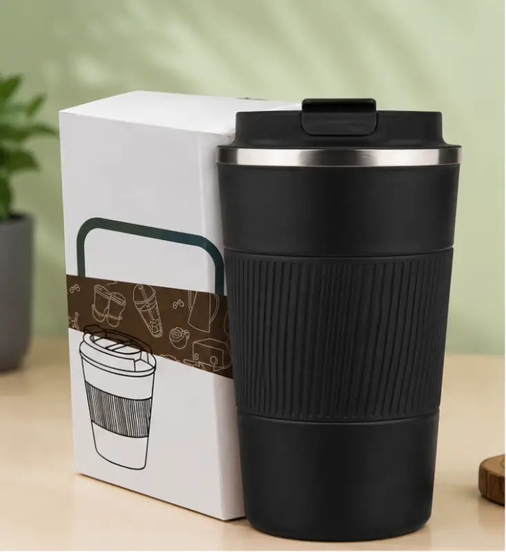 510ml Vacuum Insulated Travel Coffee Mug – Double Wall Stainless Steel Tumbler with Leak-Resistant Lid