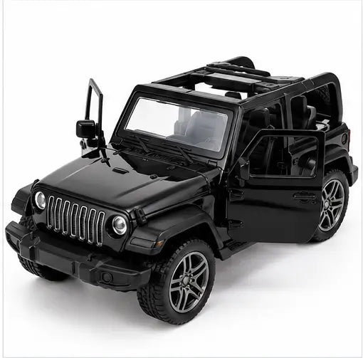 Pull Back Die-Cast SUV Car Toy with Openable Doors, 1:32 Scale, 1 Pc