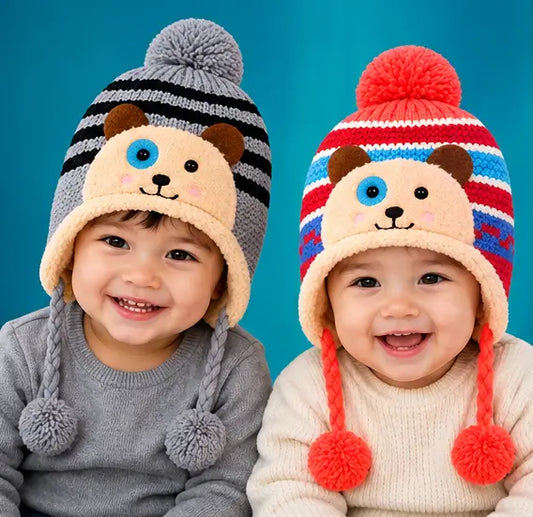 Lightweight Woolen Winter Hat for Unisex – Pack of 2