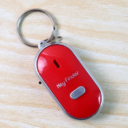 Anti-Lost Key Finder Whistle Keychain | Sound Activated LED Key Locator Alarm (1 Pc)